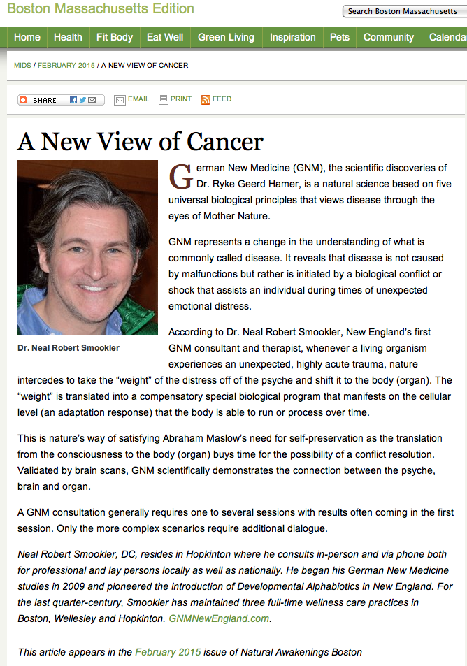 a new view of cancer